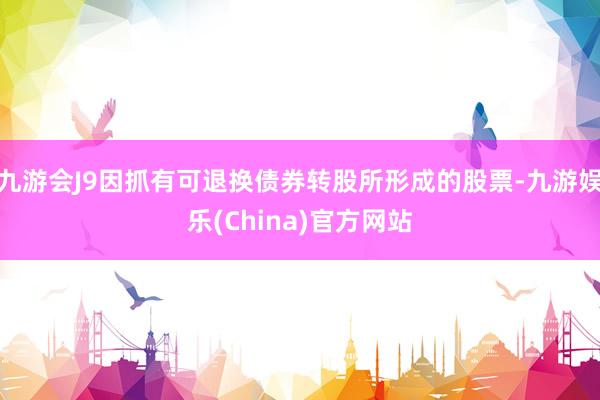 九游会J9因抓有可退换债券转股所形成的股票-九游娱乐(China)官方网站